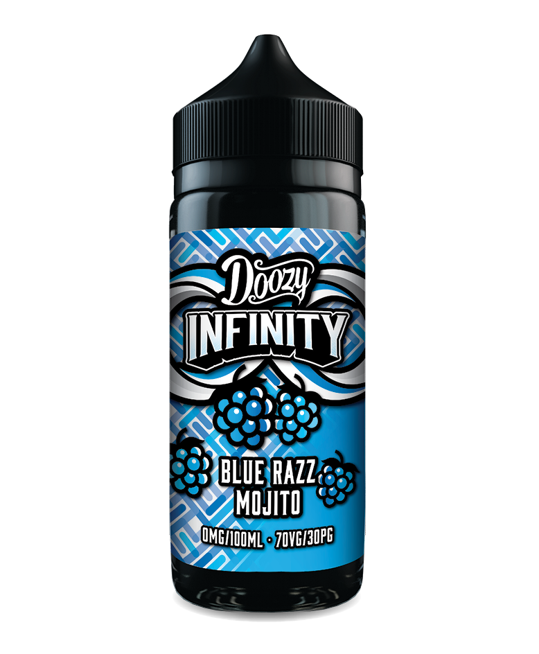 Doozy Infinity Blue Razz Mojito E-Liquid Shortfill 70/30