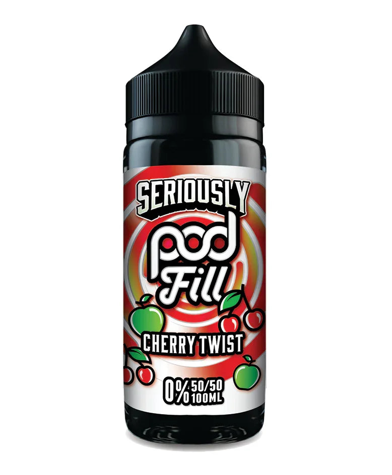 Cherry Twist By Seriously Pod 50/50 Fill E-Liquid 100ml Shortfill