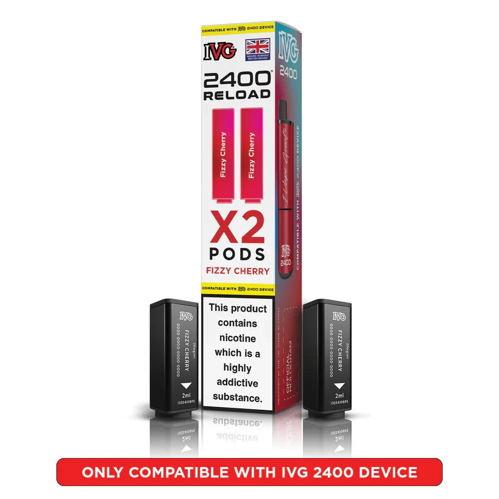 IVG 2400 Reload 2-in-1 Prefilled Vape Pods