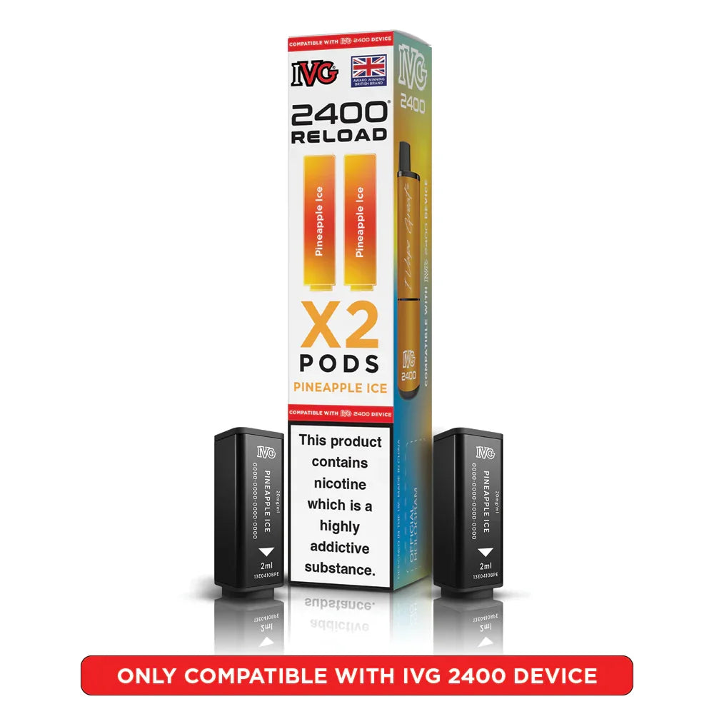 IVG 2400 Reload 2-in-1 Prefilled Vape Pods