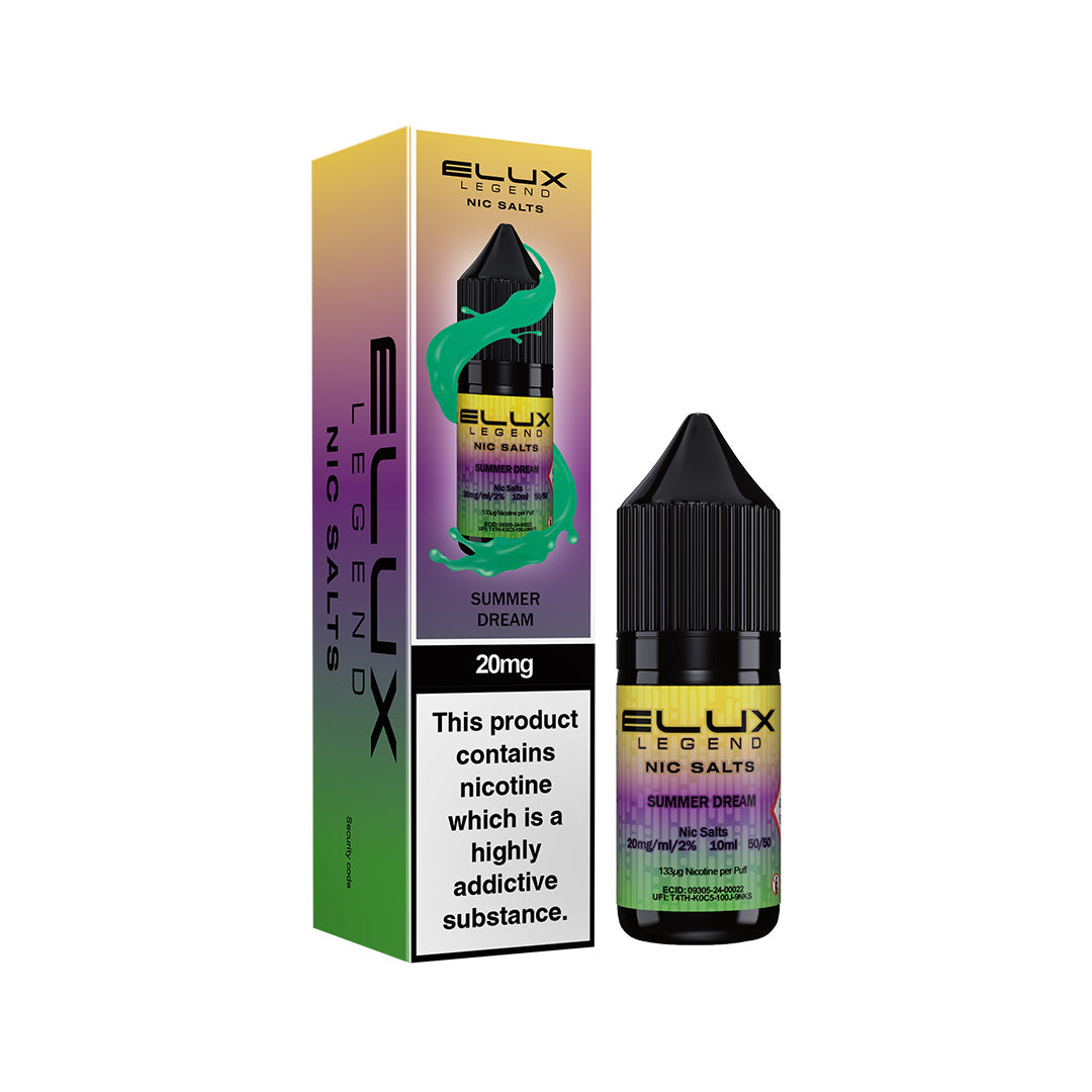 Summer Dreams Nic Salt By Elux legend