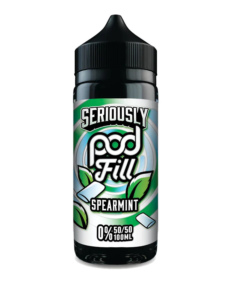 Spearmint By Seriously Pod 50/50 Fill E-Liquid 100ml Shortfill