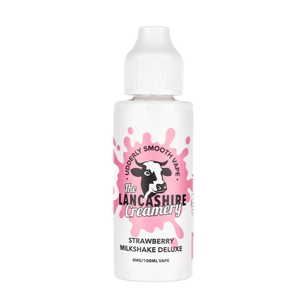 Strawberry Milkshake Deluxe 100ml E-Liquid by The Lancashire Creamery