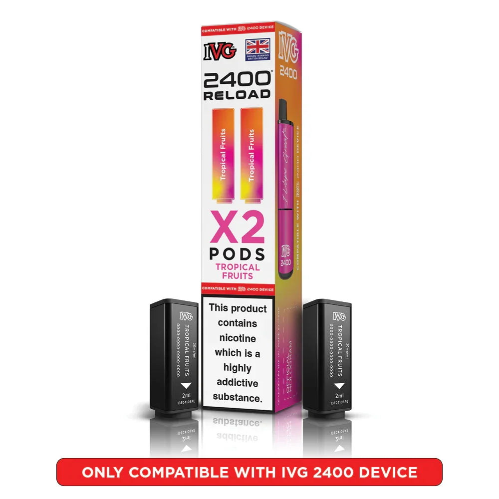 IVG 2400 Reload 2-in-1 Prefilled Vape Pods