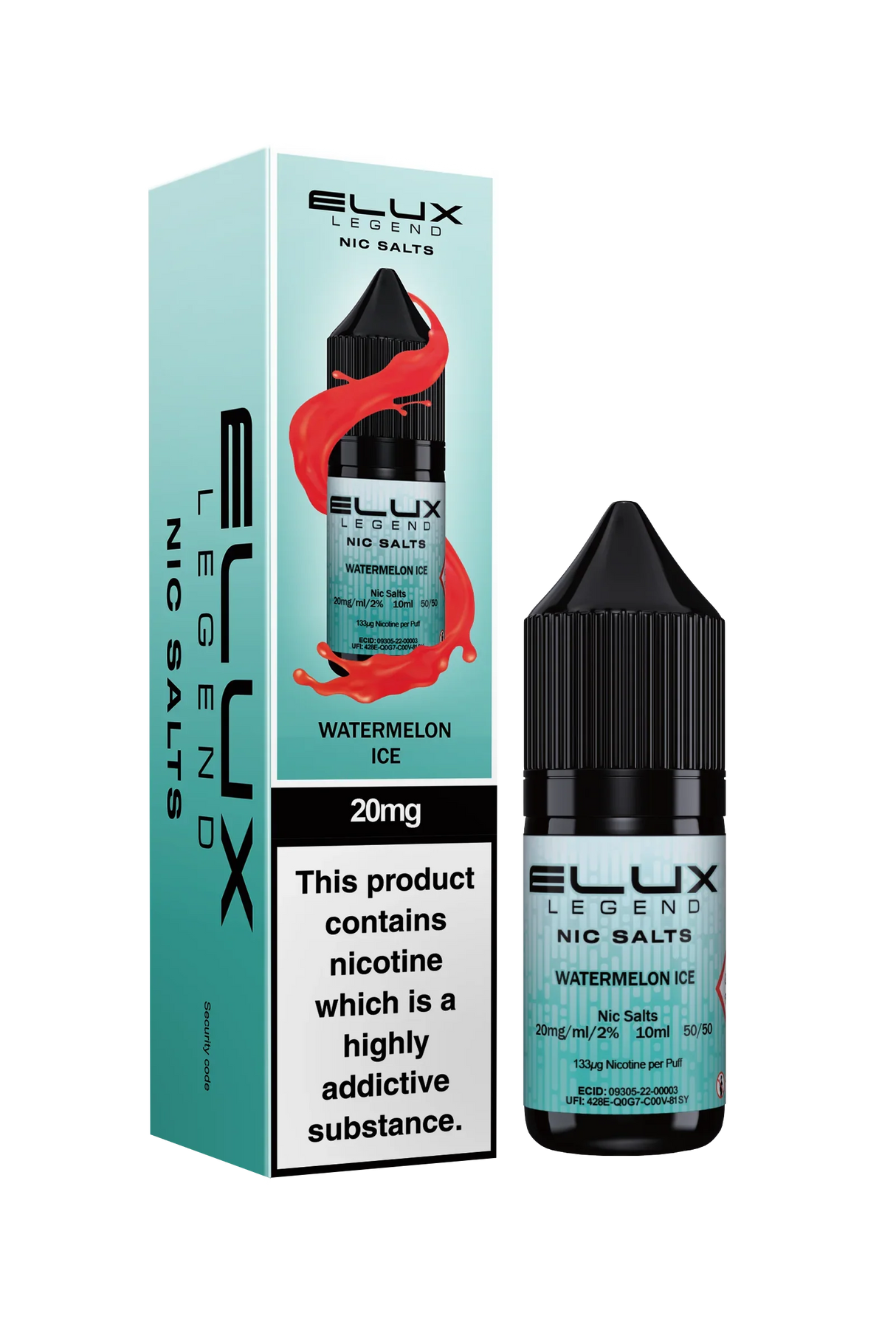Watermelon Ice Nic Salt By Elux Legend