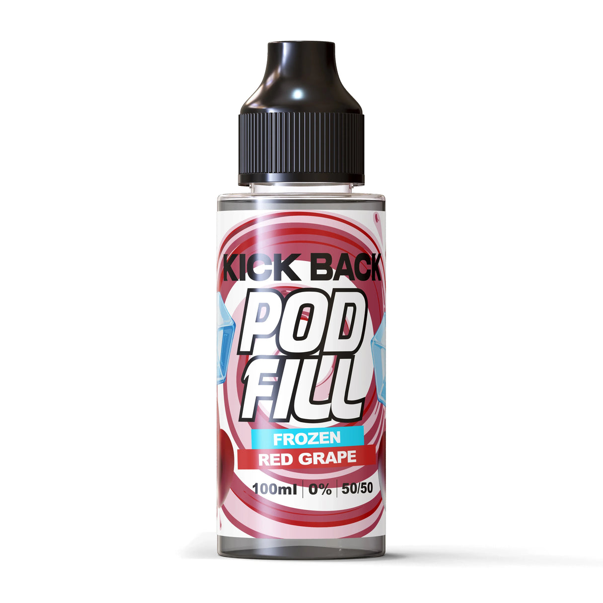 Frozen Red Grape By Kick Back Pod Fill E-Liquid 100ml Shortfill