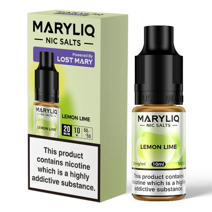 Lemon Lime By Lost Mary MARYLIQ Nic Salts 10ml