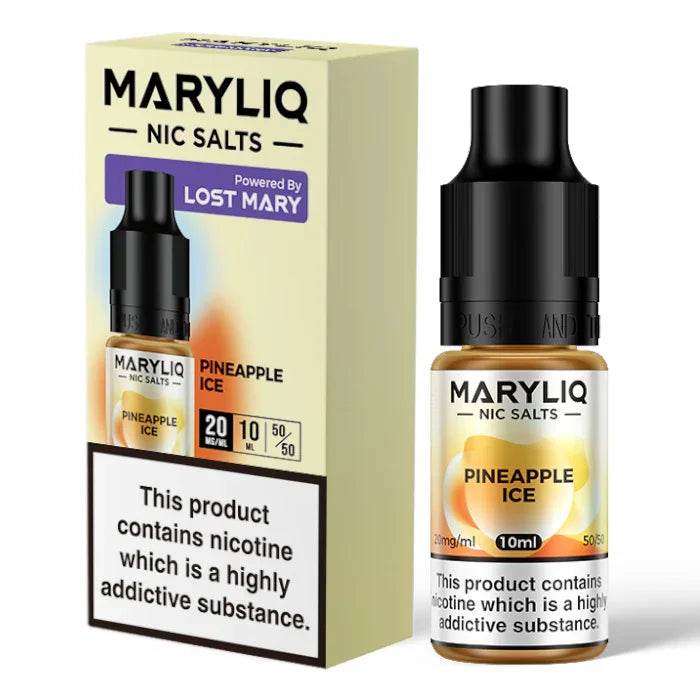 Pineapple Ice By Lost Mary MARYLIQ Nic Salts 10ml