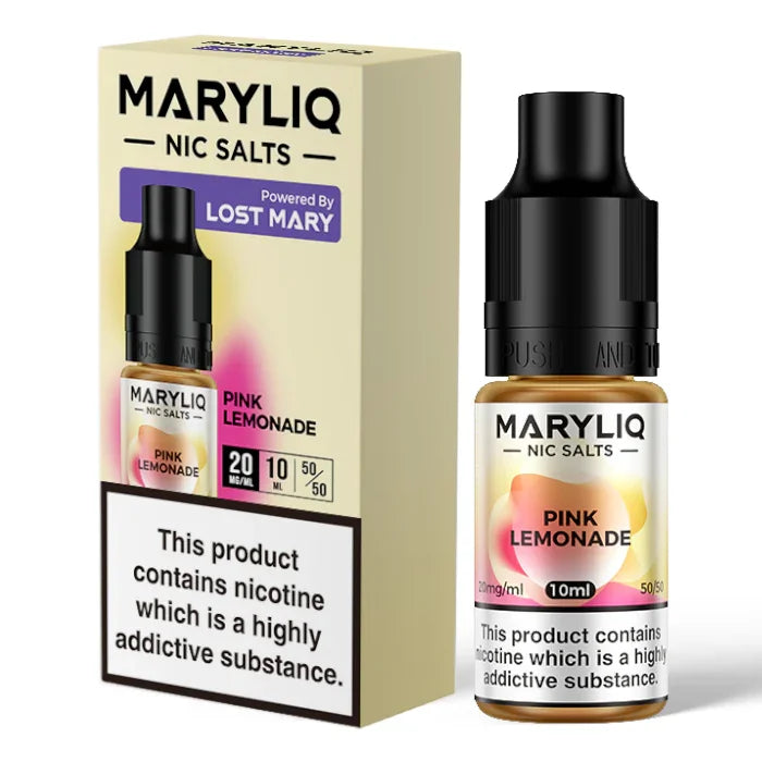 Pink Lemonade By Lost Mary MARYLIQ Nic Salts 10ml