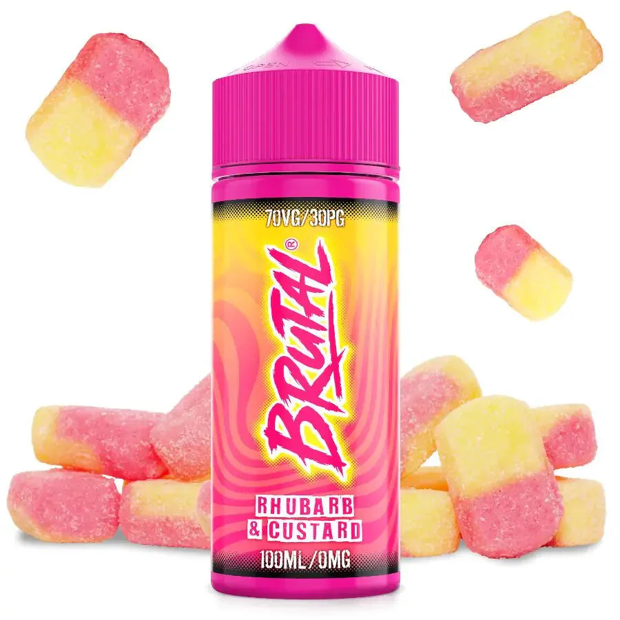 Rhubarb & Custard By Brutal E-Liquid 100ml Shortfill