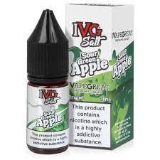 Sour Green Apple Nic Salt By IVG