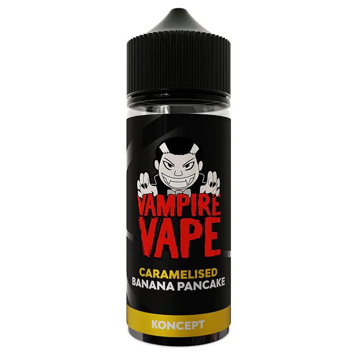 Vampire Vape 70/30 Caramelised Banana Pancake 100ml Shortfill E-liquid