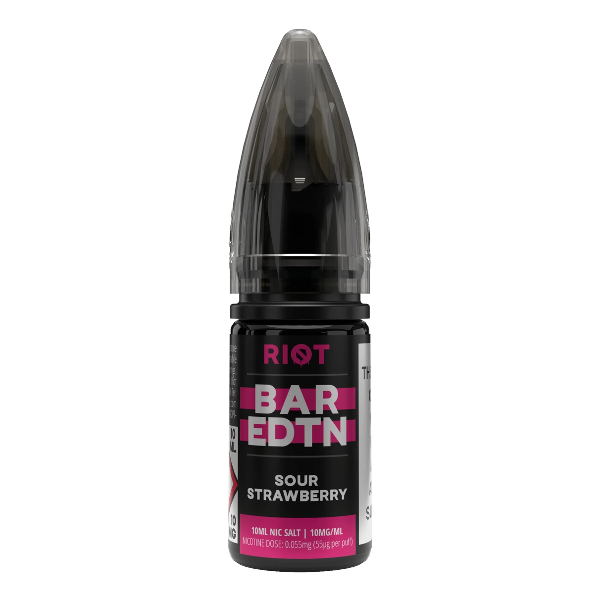 Sour Strawberry Nic Salt By Riot Squad BAR EDTN