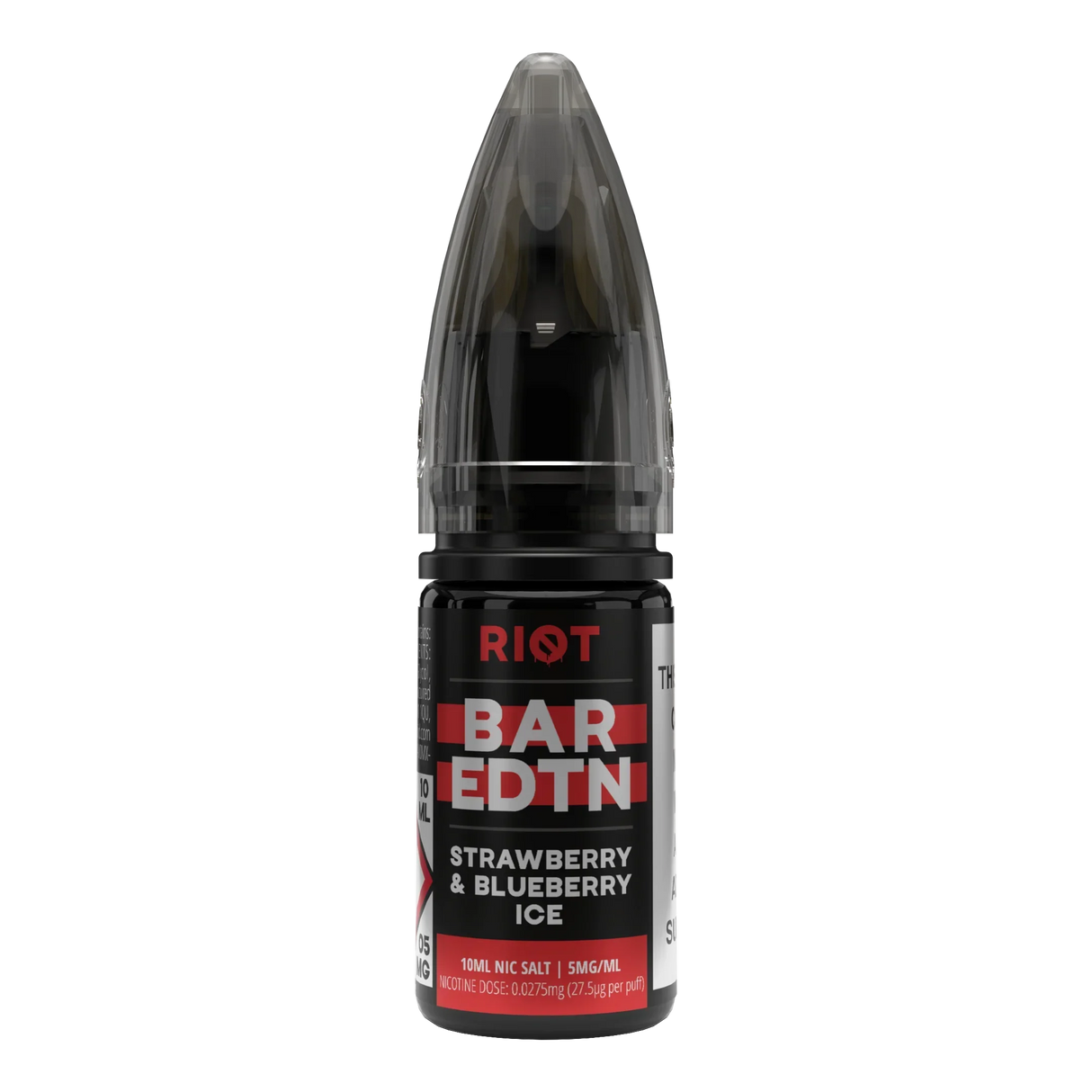 Strawberry Blueberry Ice Nic Salt By Riot Squad BAR EDTN