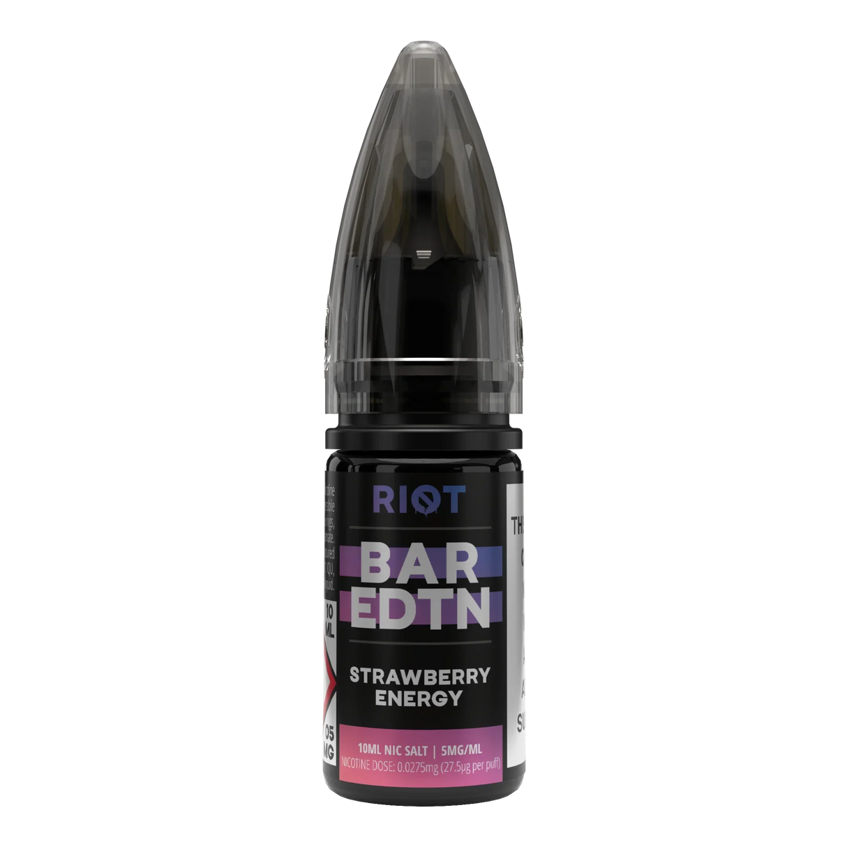 Strawberry Energy (Strawberry Maxx) Nic Salt By Riot Squad BAR EDTN