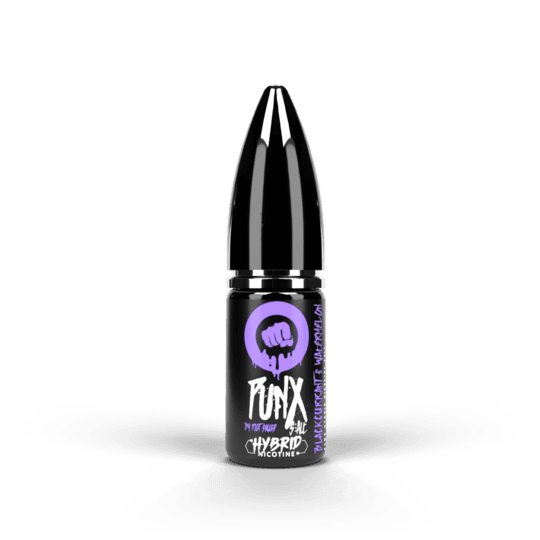 Blackcurrant & Watermelon PUNX BY RIOT 10ML HYBRID SALT E-LIQUID - I Love Vapour E-Juice riot squad
