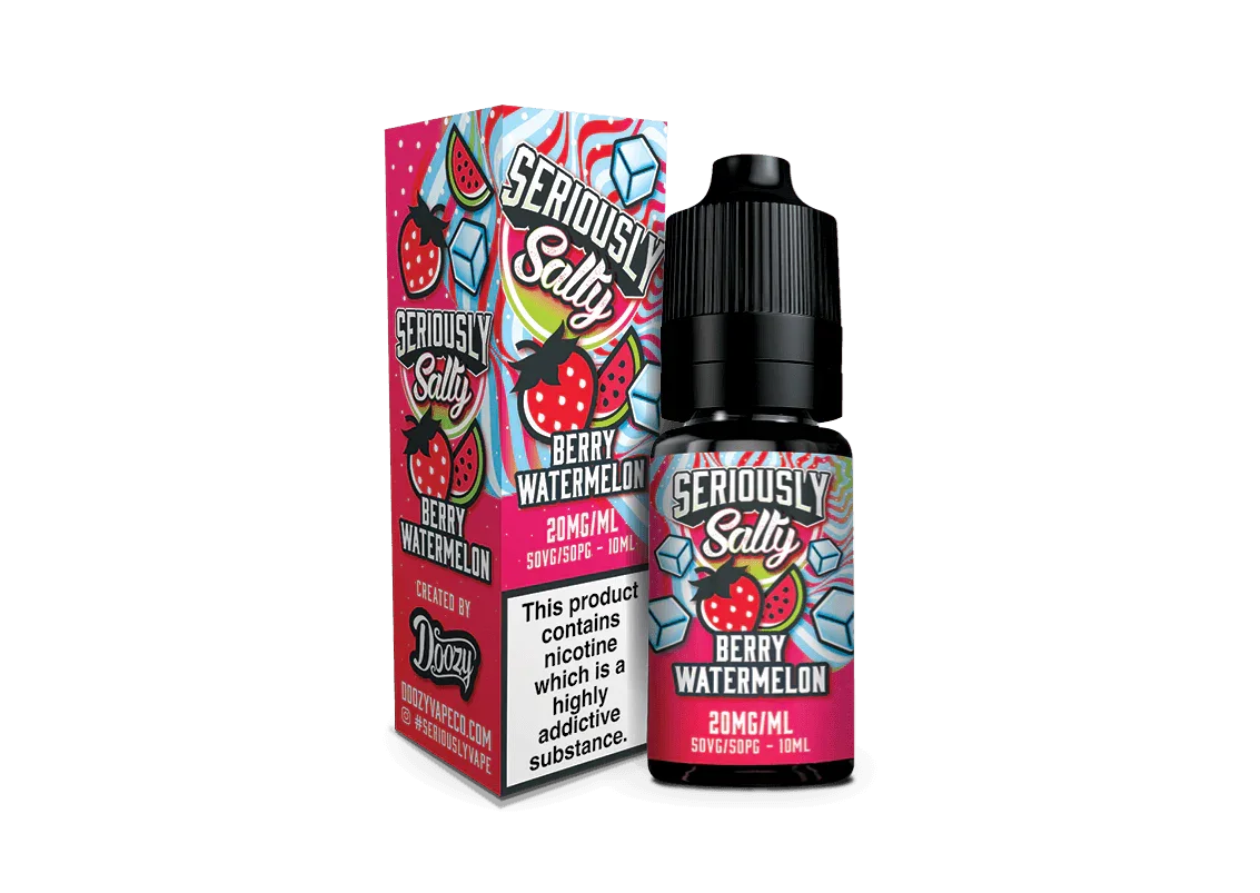 Seriously Salty Berry Watermelon Nic Salt E-Liquid - I Love Vapour