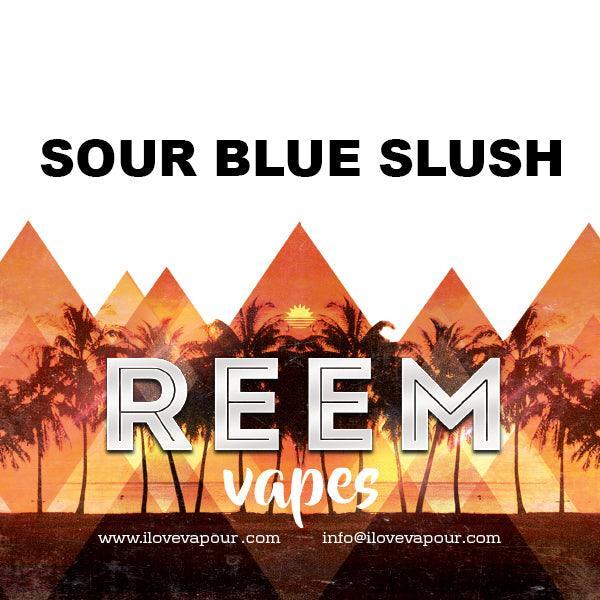 Sour Blue Slush Premium E juice By Reem Vapes - I Love Vapour E-Juice reem