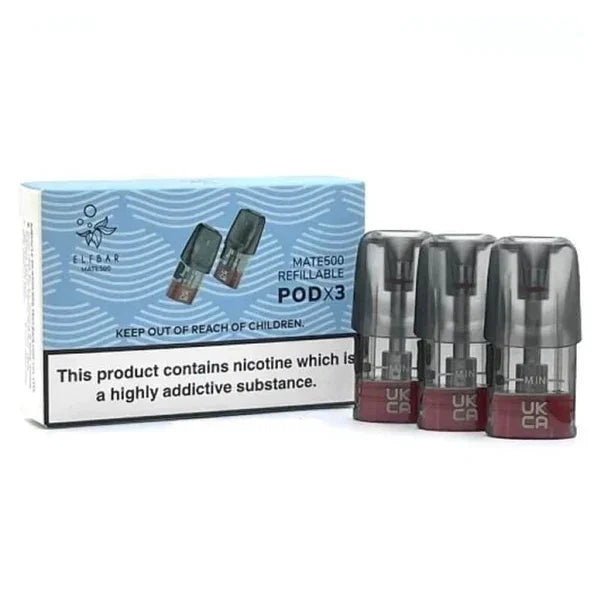 Elf Bar Mate500 Refillable Pods - 3 Pack