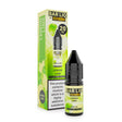 Lemon & Lime Barliq by Zeus Juice 10ml nicotine salts bottle on white background
