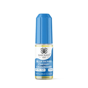 Blueberry Cherry Cranberry Nic Salt by Bar Juice 10ml bottle