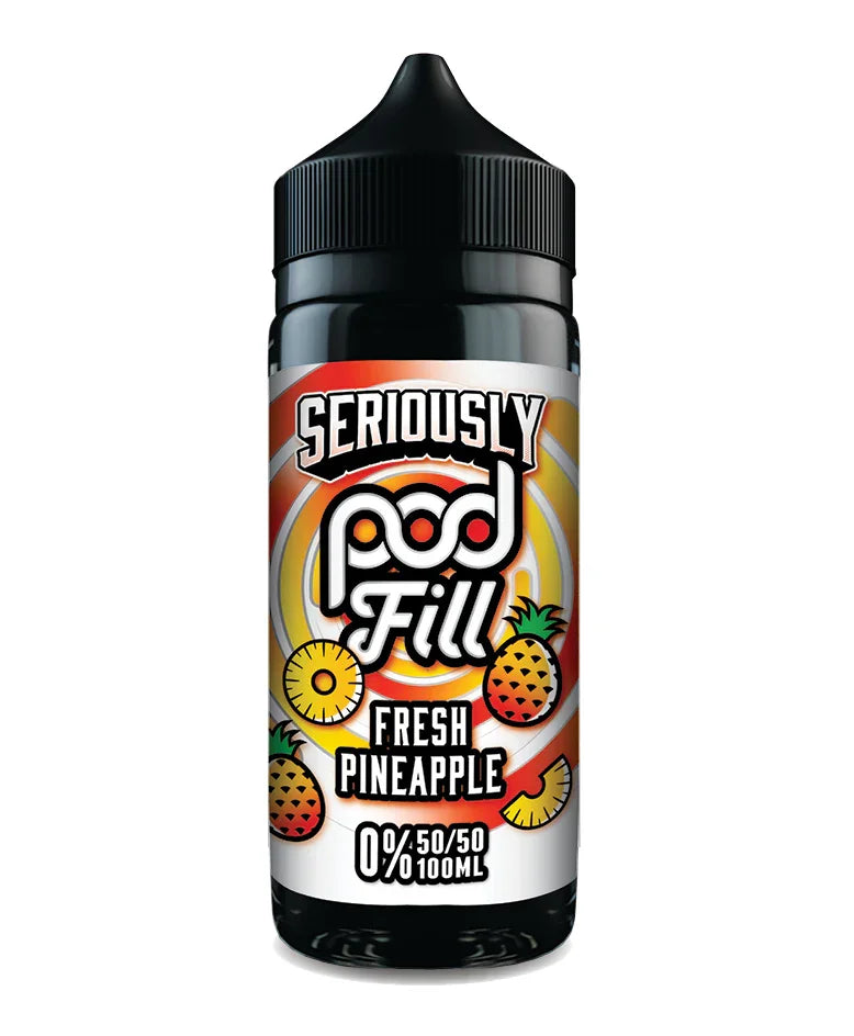 Fresh Pineapple By Seriously Pod 50/50 Fill E-Liquid 100ml Shortfill