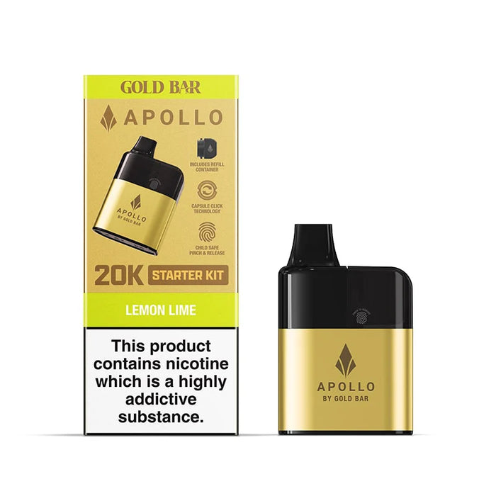 Gold Bar 20k Apollo Prefilled Pod Vape Kit
