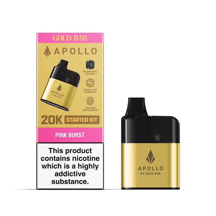 Gold Bar 20k Apollo Prefilled Pod Vape Kit