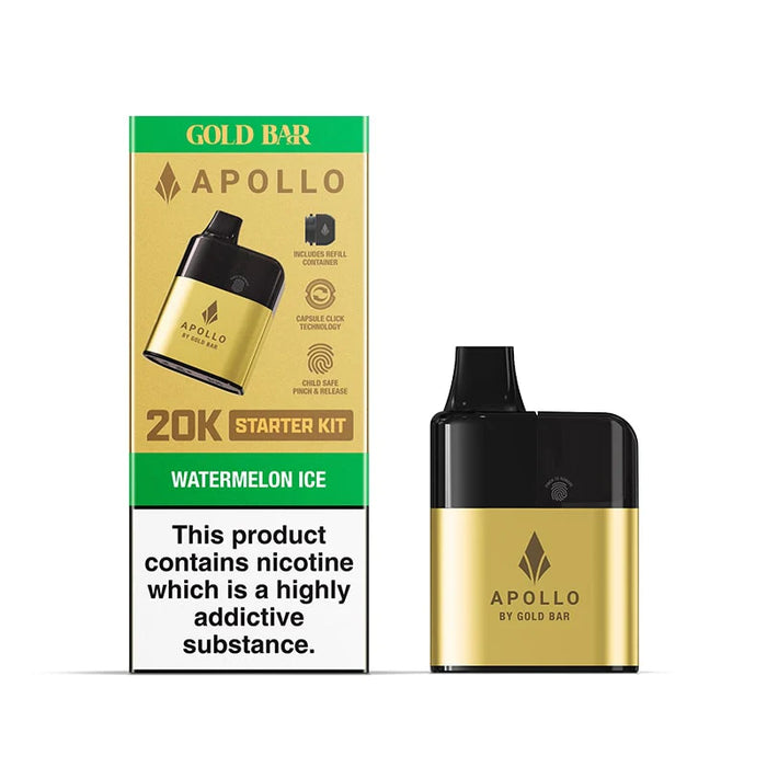 Gold Bar 20k Apollo Prefilled Pod Vape Kit