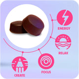 Starshroooms x10 Mushroom Gummies | Blackcurrant | 6 Mushrooms + Ginseng for Mind & Mood