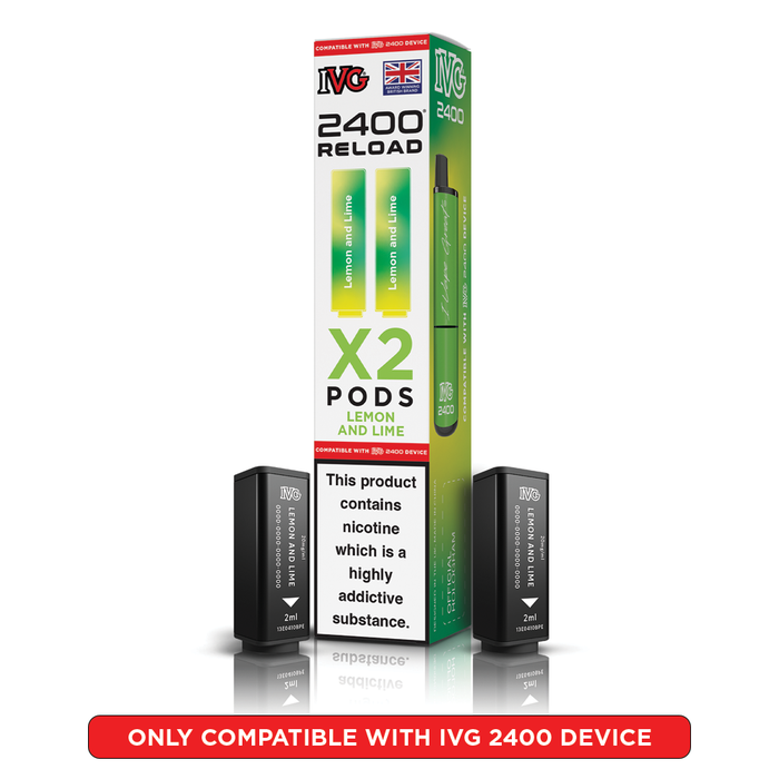 IVG 2400 Reload 2-in-1 Prefilled Vape Pods