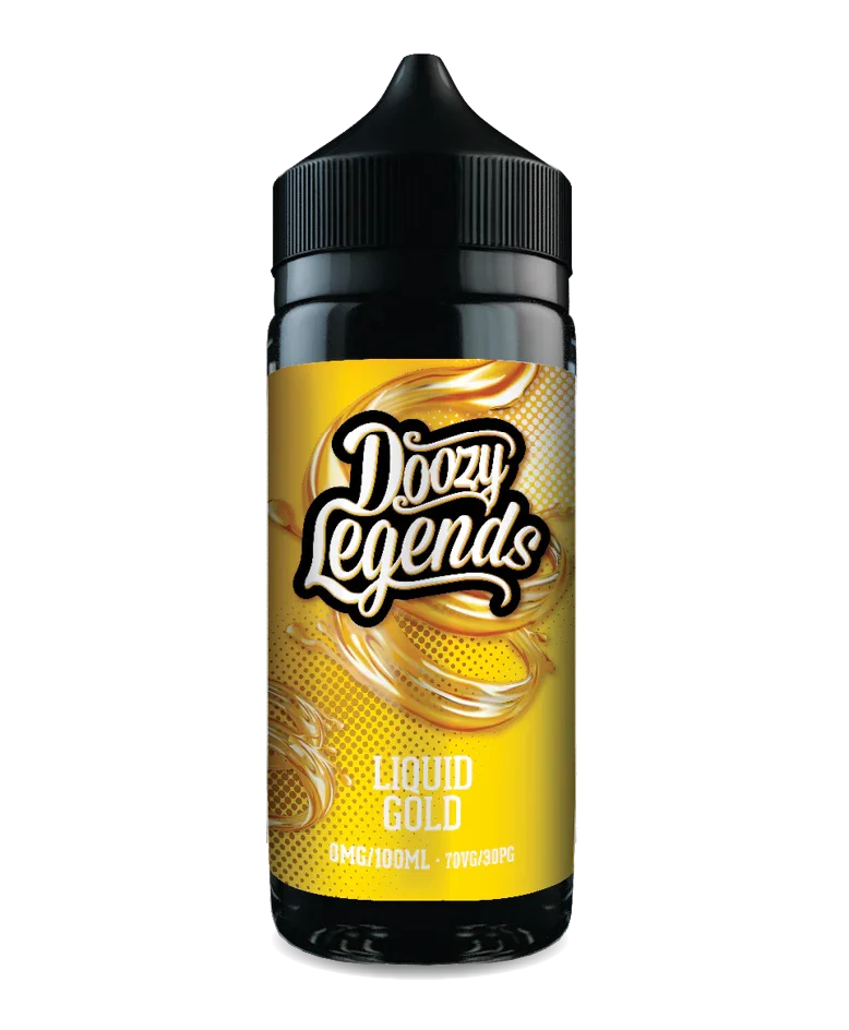 Liquid Gold By Doozy Legends E-Liquid 100ml Shortfill