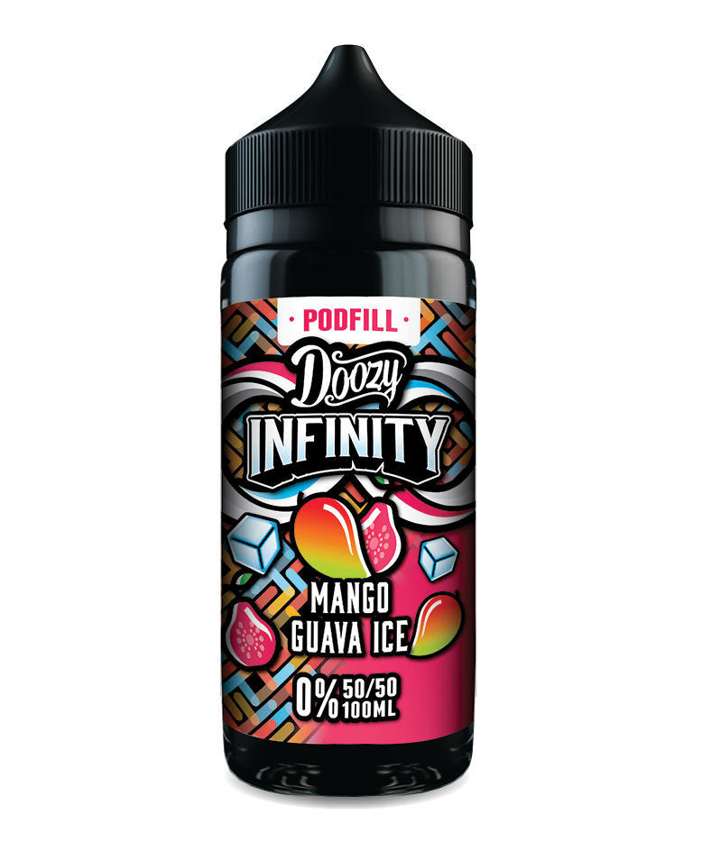 Mango Guava Ice By Doozy Infinity Pod Fill 50/50 E-Liquid 100ml Shortfill