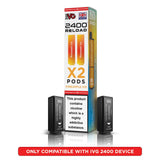 IVG 2400 Reload 2-in-1 Prefilled Vape Pods