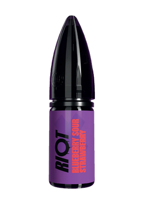 RIOT X Blueberry Sour Strawberry 10ml nic salt with fresh blueberries and strawberries
