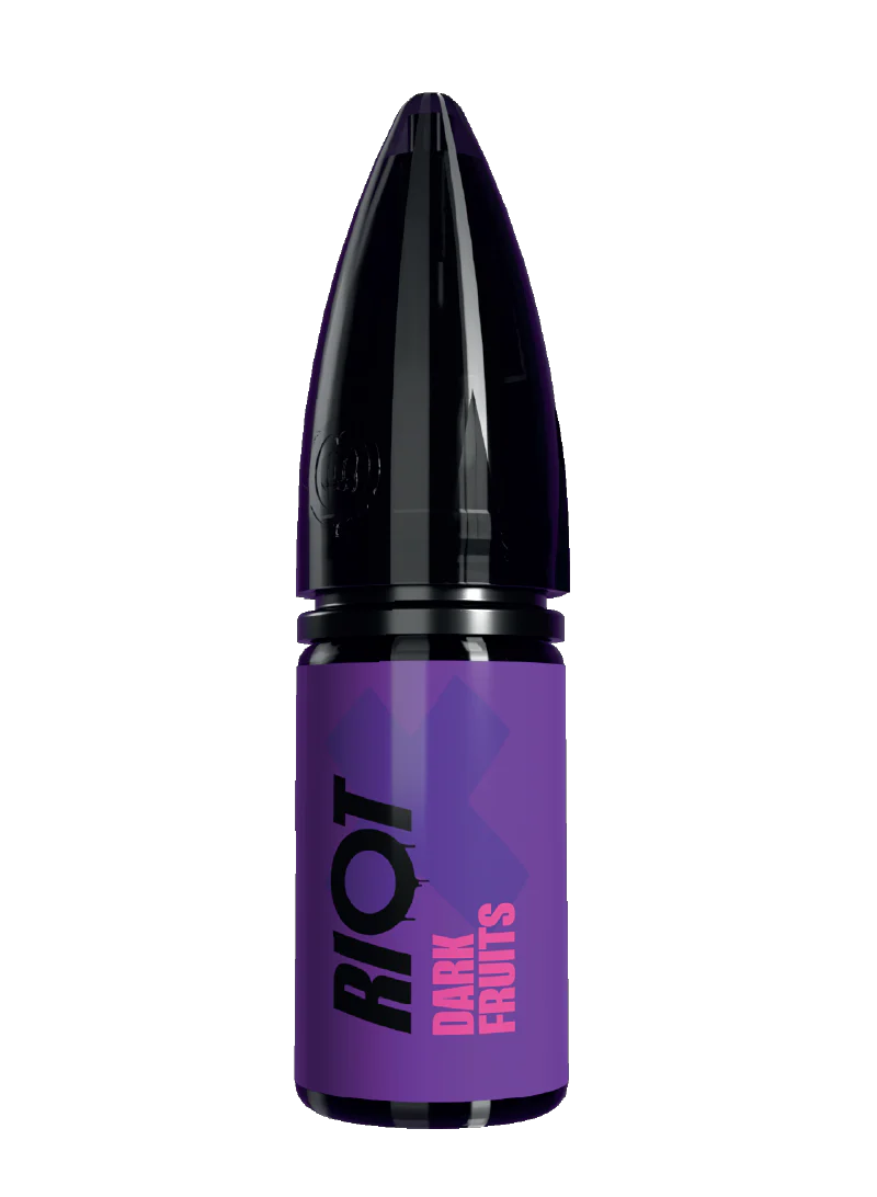 RIOT X Dark Fruits 10ml nic salt with blackcurrants and mixed dark berries