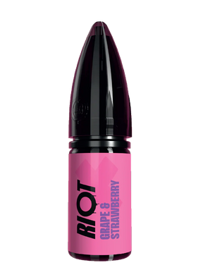 RIOT X Grape Strawberry 10ml nic salt with red grapes and fresh strawberries