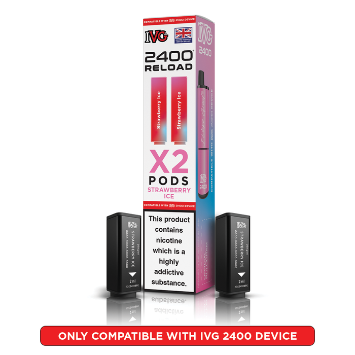IVG 2400 Reload 2-in-1 Prefilled Vape Pods