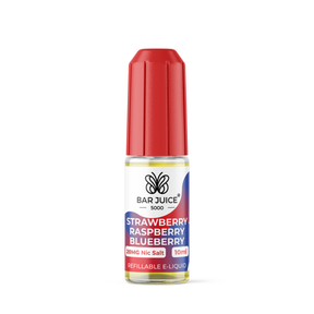 Strawberry Raspberry Blueberry Nic Salt by Bar Juice 10ml e-liquid bottle, 20mg
