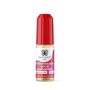 Strawberry Sour Raspberry 10mg Bar Juice nic salt e-liquid 10ml bottle