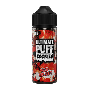 Ultimate Puff Cookies 100ml Red Velvet Cookies shortfill e-liquid bottle