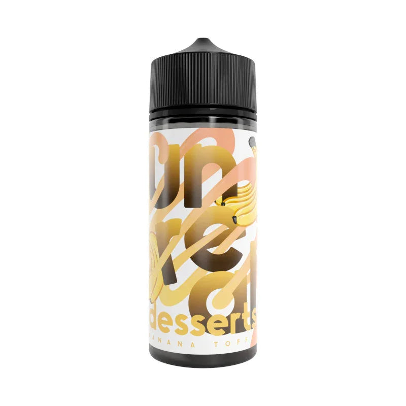 Banana Toffee By Unreal Desserts E-Liquid 100ml Shortfill