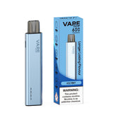 Vape Lite 600 rechargeable 600 puff menthol pod kit Type-C charging