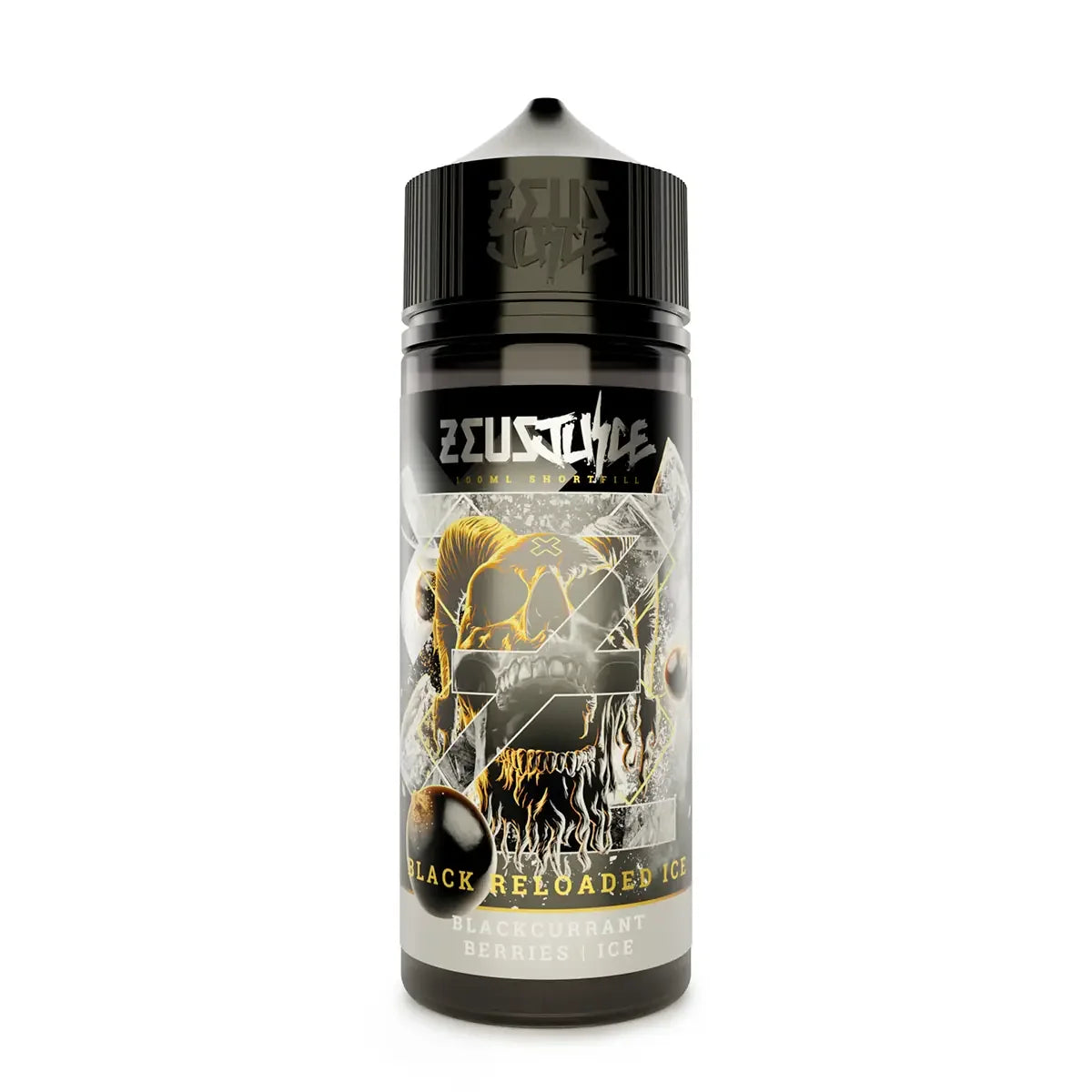 Black Reloaded Ice By Zeus Juice E-Liquid 100ml Shortfill