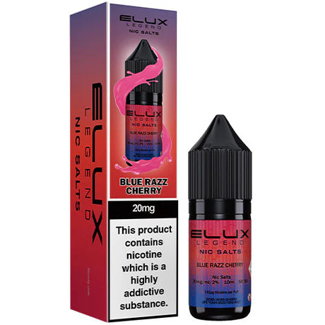 Blue Razz Cherry Elux 10ml nic salts