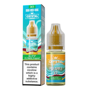Crystal nic salt Pineapple Ice 10ml bottle by SKE Crystal