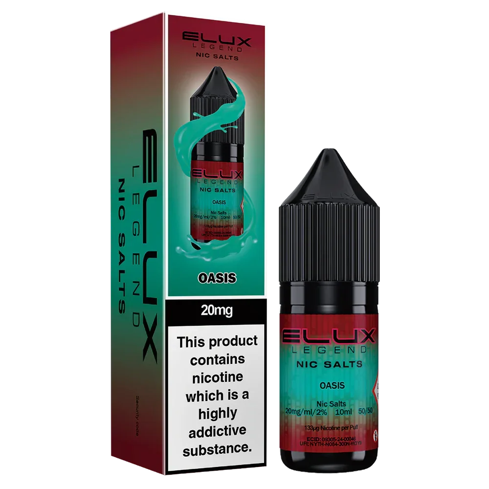 Oasis Nic Salt By Elux Legend