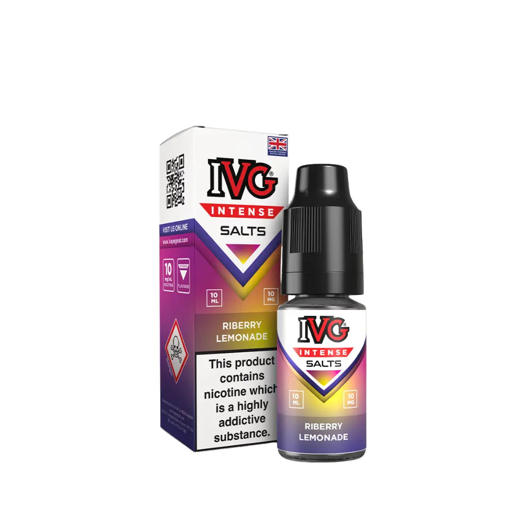 Riberry Lemonade Nic Salt By IVG Intense – I Love Vapour