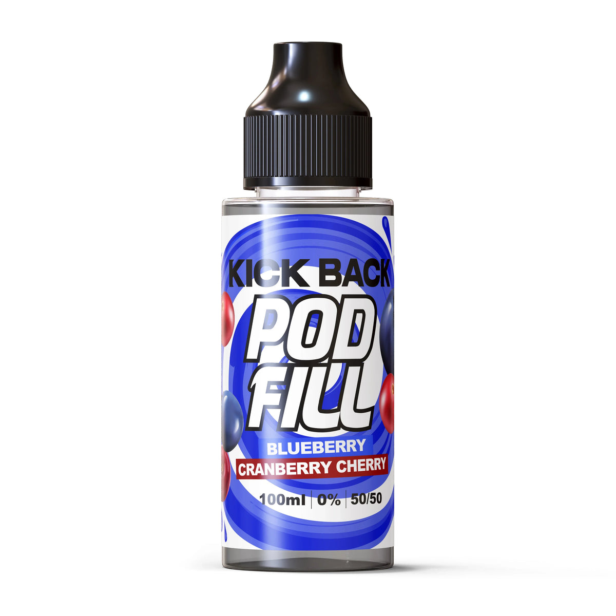 Kick Back Pod Fill Blueberry Cherry Cranberry 100ml Shortfill — I Love ...