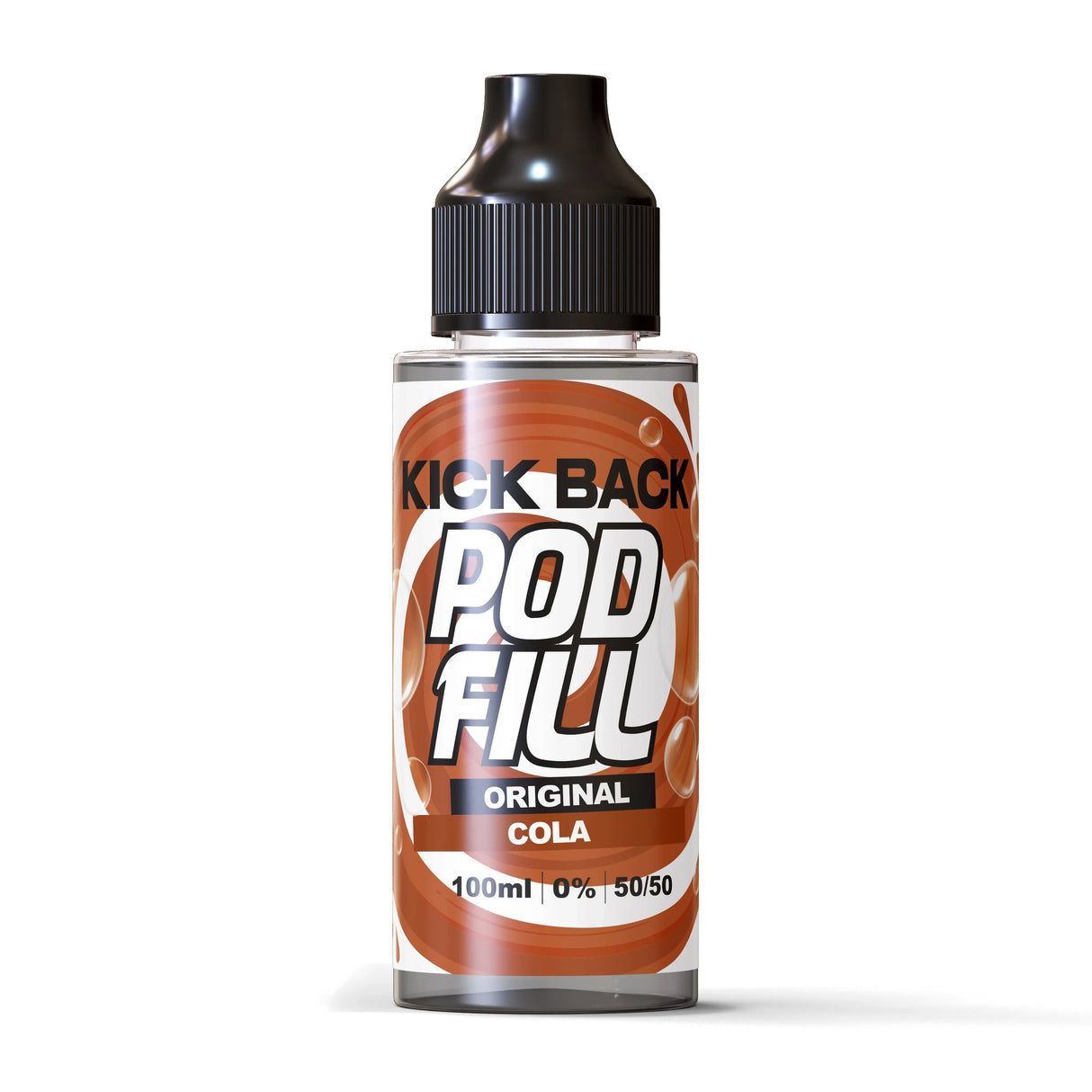 Original Cola By Kick Back Pod Fill E-Liquid 100ml Shortfill